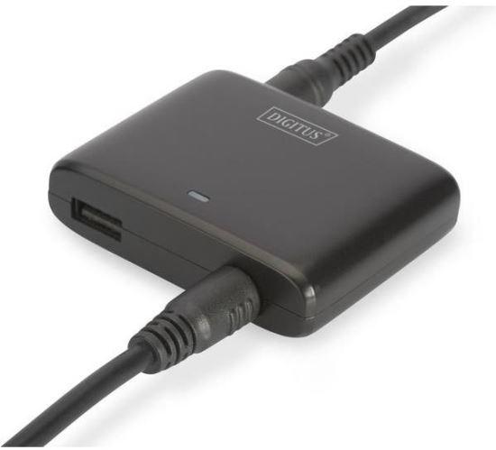 Digitus - Notebook Kellkek - Adapter NB 90W DC Universal Slim +USB (5V/2.4A) 11xTips DA-10191