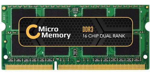 MicroMemory - Memria Notebook - CoreParts 8GB Memory Module 1600MHz DDR3 MAJOR SO-DIMM KTA-MB1600L/8G, KAS-N3CL/8G, CMSO8GX3M1C1600C11, KTL-TP3CL/8G, CT102464BF160B