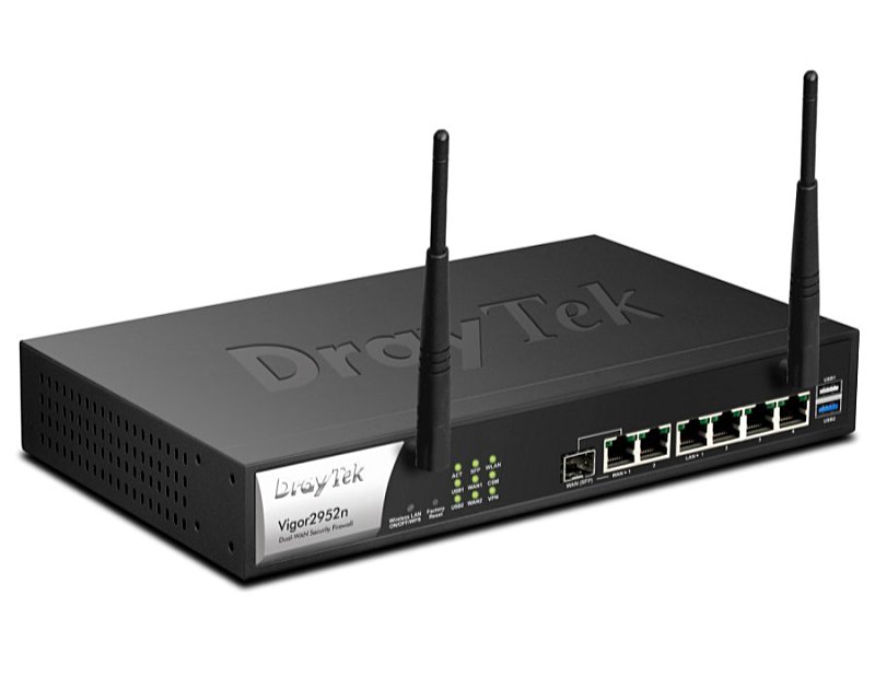 Draytek - Router - Vezetkes - Draytek Vigor2952 Dual-Wan Load Balancing VPN Router