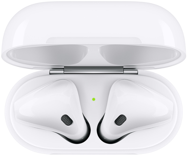 Apple - Fejhallgat s mikrofon - Apple AirPods 2 vezetkes tlttokkal, fehr