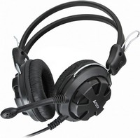 A4Tech - Fejhallgat s mikrofon - A4Tech HS-28 ComfortFit fekete mikrofonos fejhallgat / headset