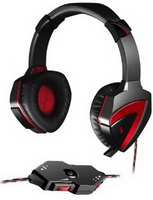 A4Tech - Fejhallgat s mikrofon - A4tech Bloody G501 7.1 fekete/piros fejhallgat+mikrofon