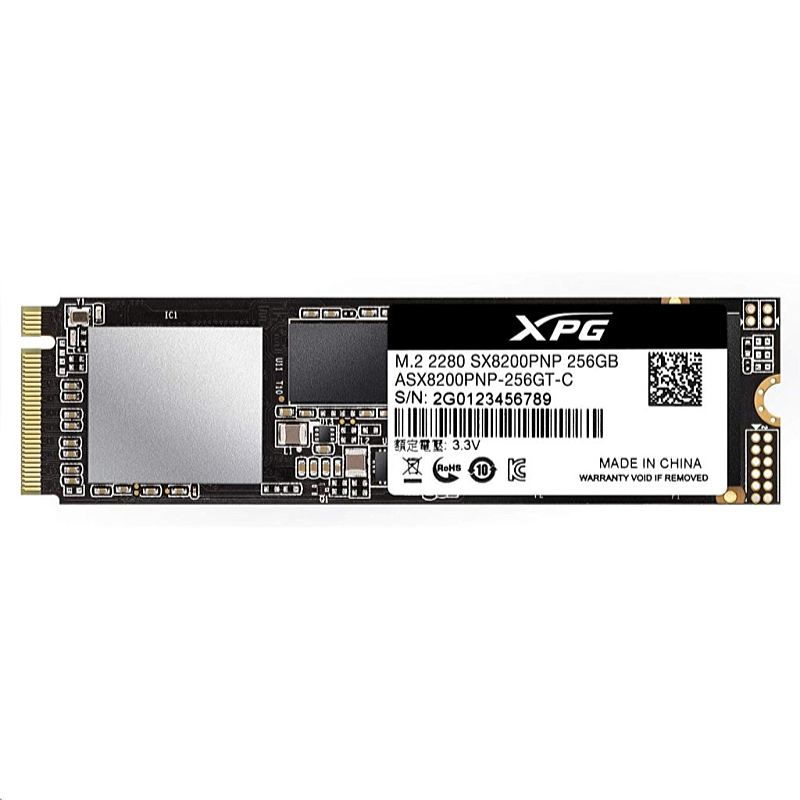 A-DATA - SSD - A-DATA ASX8200PNP-256GT-C 256GB M.2 2280 PCIE SSD meghajt