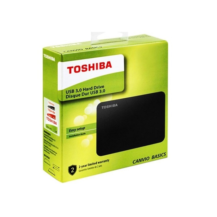 Toshiba - Winchester USB - Toshiba 3Tb Canvio Basics 2018 2,5' USB3 kls merevlemez, fekete
