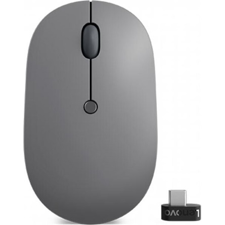 Lenovo - Mouse s Pad - Mouse Lenovo Go USB-C Wireless Mouse (Storm Grey) GY51C21210 vezetk nlkli, optikai, 2400 DPI, gombok: 5db, jobbkezes, BOX, 71g, USB-C