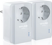 TP-Link - Adapter - TPLink TL-PA4010P-KIT 500Mb2xTL-PA4010P Powerline Adapte