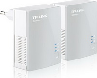 TP-Link - Hlzat Adapter NIC - TPLink TL-PA4010KIT 500Mbps 2xTL-PA4010 Nano Powerline Adapter