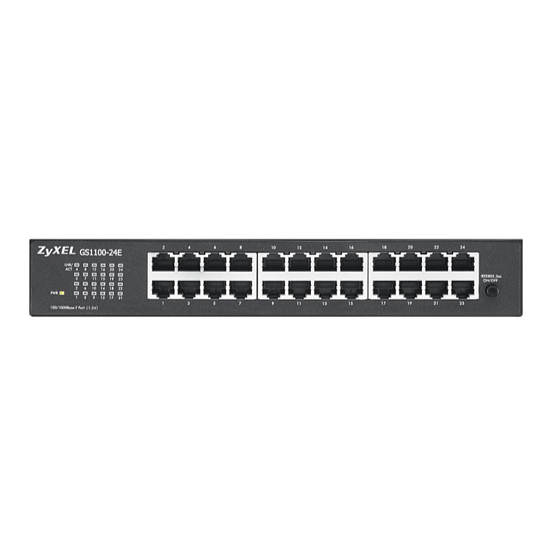 ZyXel - Switch, Firewall - ZyXEL GS1100-24E-EU0 24p Gigabit Rack Switch