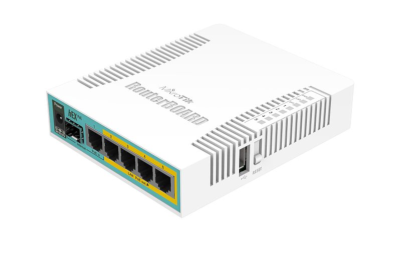 Mikrotik - Router - Vezetkes - MikroTik hEX PoE RB960PGS L4 router