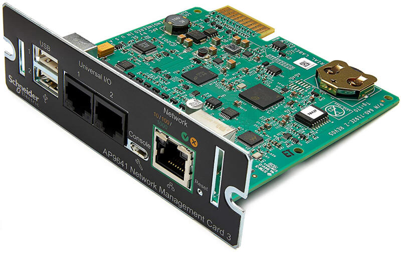 APC - Sznetmentes tpegysg (UPS) - APC UPS Network Management Card 3 AP9640 Egy sznetmentes tpegysg tvoli figyelsre s vezrlsre alkalmas, kzvetlenl a hlzatra csatolva. - BACnet/IP tmogats Smart-UPS-hez - Eszkztitkosts (HTTPS/SSL, SSH, SNMPv3) - Gigabit Ethernet tmogats 