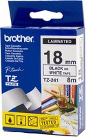 Brother - Mtrix, szallag - Brother TZ241 fekete-fehr 18mm feliratoz szalag