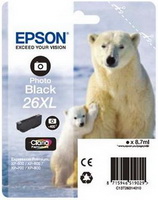 EPSON - Festk - Tintapatron - Epson 26XL fot fekete tintapatron 8,7ml