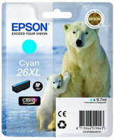 EPSON - Festk - Tintapatron - Epson 26XL cyan tintapatron 9,7ml