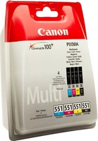 Canon - Festk - Tintapatron - Canon CLI-551 Multi Pack tintapatron