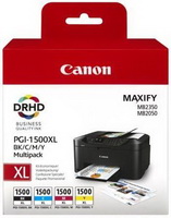 Canon - Festk - Tintapatron - Canon PGI-1500XL BK/C/M/Y tintapatron multipack