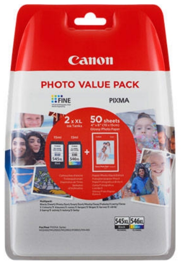 Canon - Festk - Tintapatron - Canon PG545XL/CL546XL multipack + 50 fotpapr