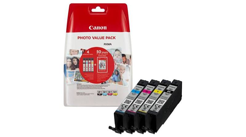Canon - Festk - Tintapatron - Canon CLI-581 Photo Value Pack