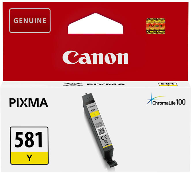 Canon - Festk - Tintapatron - Canon CLI-581 tintapatron, Yellow