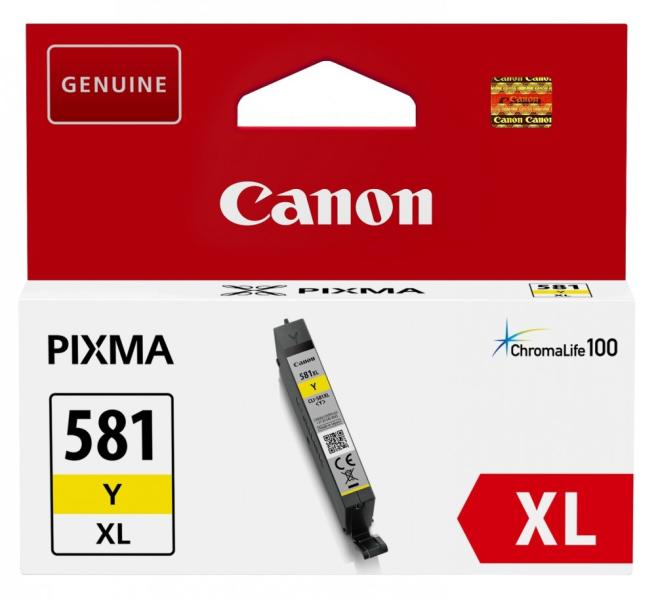 Canon - Festk - Tintapatron - Canon CLI-581XL nagy kapacits tintapatron, Yellow