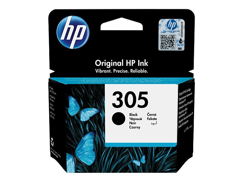 HP - Printer Tintasugaras Patron - Patron HP 3YM61AE No.305 BK 2ml 120oldal DJ2320 2710/20 4120/30