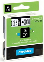 Dymo - Papr, Flia, Etikett - Dymo D1 9mmx7m fekete-fehr feliratoz szalag