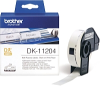 Brother - Papr, Flia, Etikett - Brother DK11204 Standard 17mmx54mm etikett-tekercs
