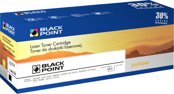 Black Point - Festk - Toner - Black Point Lexmark C540H1YG utngyrtott toner, Yellow