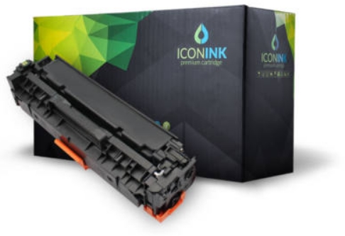 Iconink - Festk - Toner - Iconink HP CC530A utngyrtott toner, Black