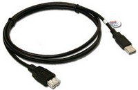 Nedis - Kbel - Nedis USB A-A hosszabbt kbel 2m CCGT60010BK20