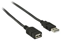 Nedis - Kbel - Nedis 0.2m USB2.0 A-A P-M hosszabit kbel, fekete CCGP60010BK02