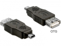 DeLOCK - Kbel Fordit Adapter - Delock 65399 Fordt OTG USB Mini papa - USB2-A Adapter