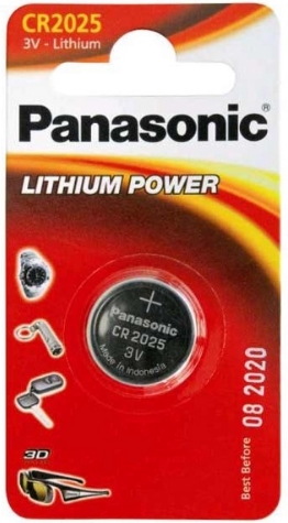 Panasonic - Akku / Elem - Panasonic CR2025 3V lithium gombelem