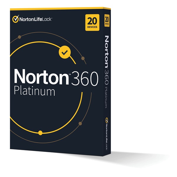 NORTONLIFELOCK - Vrusrt - Norton 360 Platinum 100GB HUN 1 Felhasznl 20 gp 1 ves dobozos vrusirt szoftver 21428042