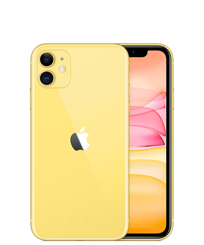 Apple - Mobiltelefonok, GPS - Apple iPhone 11 128GB Yellow mwm42gh/a