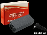 WPOWER - Notebook Kellkek - Asus notebook adapter, eredeti 40W Asus 19V 2.1A 2.5x0.7mm, original, 3 prong