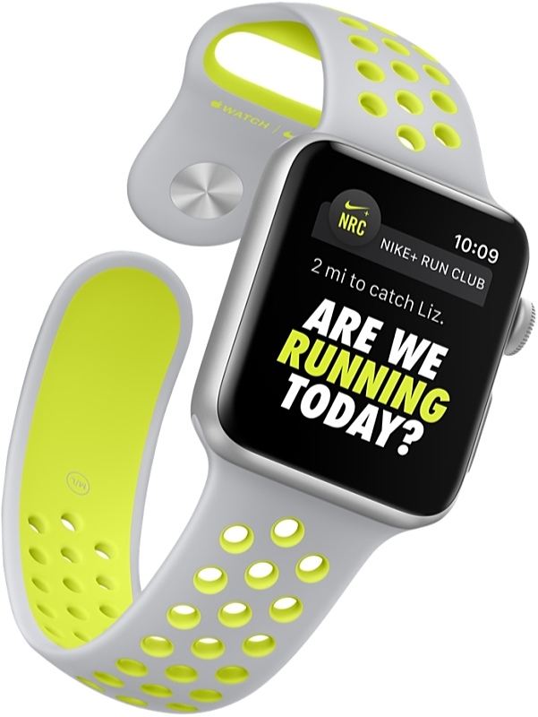 Apple - Mobiltelefonok, GPS - Apple Watch Nike+ okosra 42mm ezst/neonzld