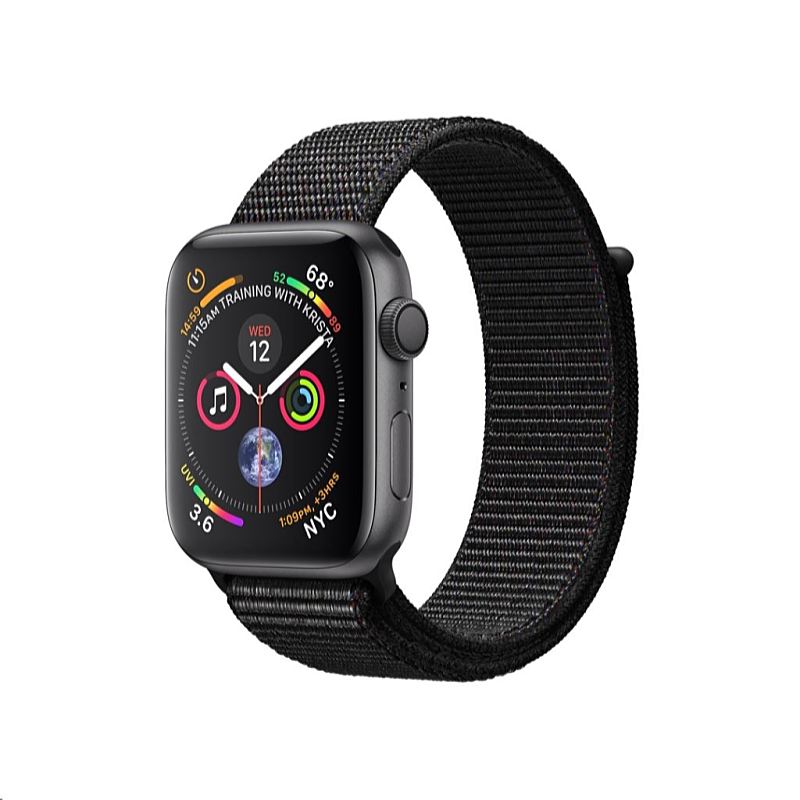 Apple - Mobiltelefonok, GPS - Apple Watch Series 4 GPS 44mm okosra, Fekete